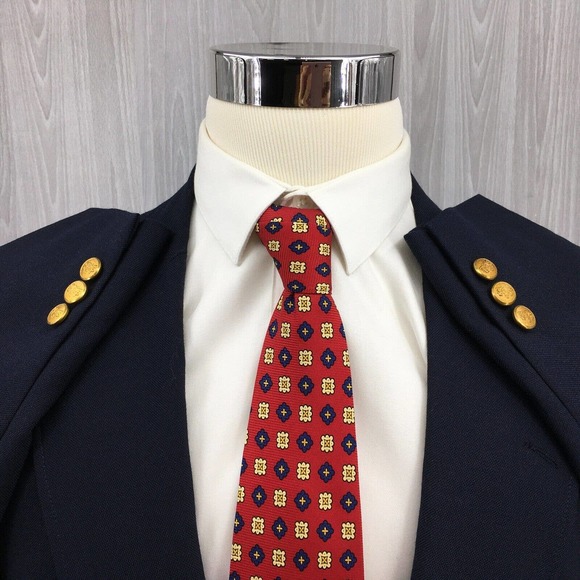 Stafford Men's Wool Blend Two-Button Blazer‎ Sport Size 46R - Picture 4 of 10